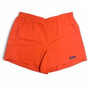 Patagonia Women's Shorts Baggie Orange 4.5" Inseam Hiking Water Size Large
